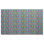 tissu emoji arc-en-ciel (Yard)