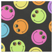 Tissu Emoji coloré fait face (Fermer)