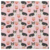 tissu émoji de tri corgi (Échantillon)