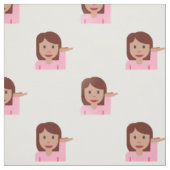 tissu émoji femme (Échantillon)