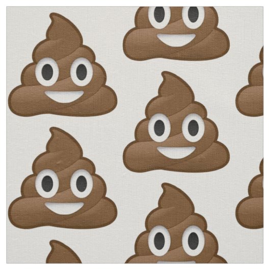 tissu émoji poop (Échantillon)