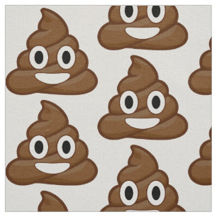 tissu emoji poop drôle