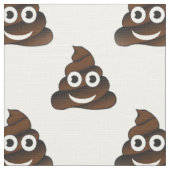 tissu emoji poop drôle (Détail)