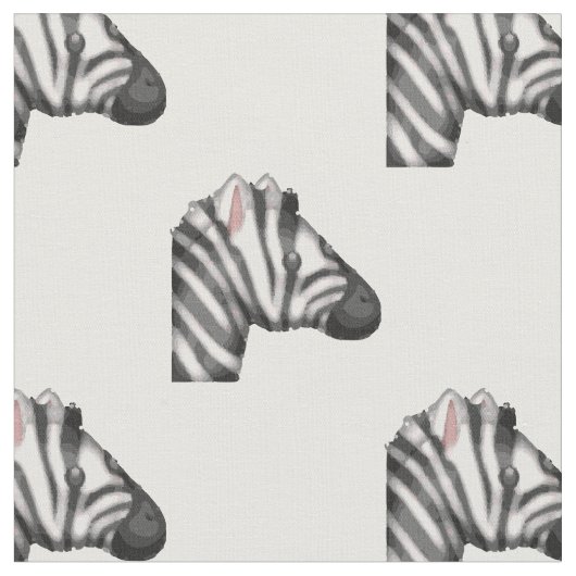 tissu emoji zebra (Fermer)