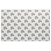 tissu emoji zebra (Fat Quarter)