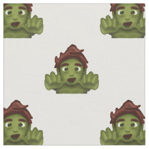 tissu émoji zombie