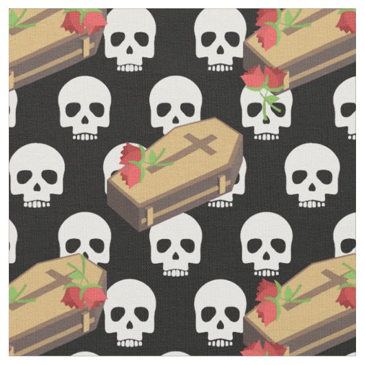 tissu emojis cercueil (Fermer)