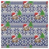 tissu émoticône de Noël moche (Échantillon)