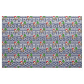 tissu émoticône de Noël moche (Fat Quarter)