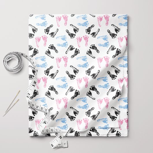 Tissu Empreinte de bébé neutre