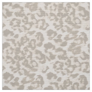 Tissu Empreinte de léopard beige.