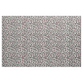 Tissu Empreinte de léopard blanc noir (Fat Quarter)