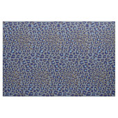 Tissu Empreinte de léopard bleu et or (Fat Quarter)