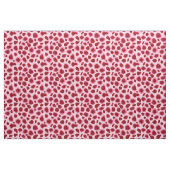 Tissu Empreinte de léopard - Bourgogne et rose (Fat Quarter)