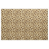 Tissu Empreinte de léopard - Chocolat Brown et Chocolat  (Fat Quarter)