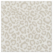 Tissu Empreinte de léopard crème (Fermer)