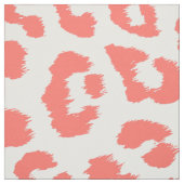 Tissu Empreinte de léopard de corail (Échantillon)