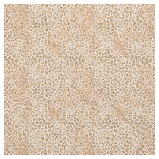 Tissu Empreinte de léopard de glamour rose pour filles (Échantillon)