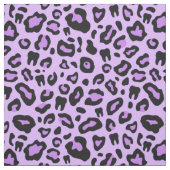 Tissu empreinte de léopard dentaire pourpre (Échantillon)