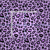 Tissu empreinte de léopard dentaire pourpre (Carreau)