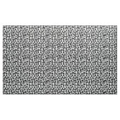 Tissu Empreinte de léopard en noir et blanc avec gris / (Yard)