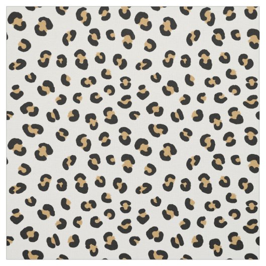 Tissu Empreinte de léopard moderne (Échantillon)