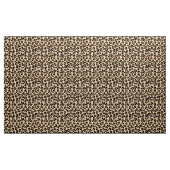 Tissu Empreinte de léopard, noir, Brown, rouille et bron (Yard)