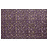 Tissu Empreinte de léopard pourpre et or (Yard)