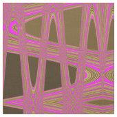 Tissu Empreinte de léopard rose Brown Zigzag Diamond Mot (Fermer)