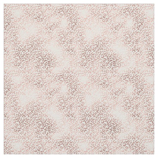 Tissu Empreinte de léopard rose chic (Échantillon)