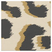 Tissu Empreinte de léopard Tan (Fermer)