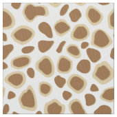 Tissu Empreinte de léopard - Taupe Tan et Blanc (fermé)