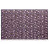 Tissu Empreinte de léopard violet et or (Yard)