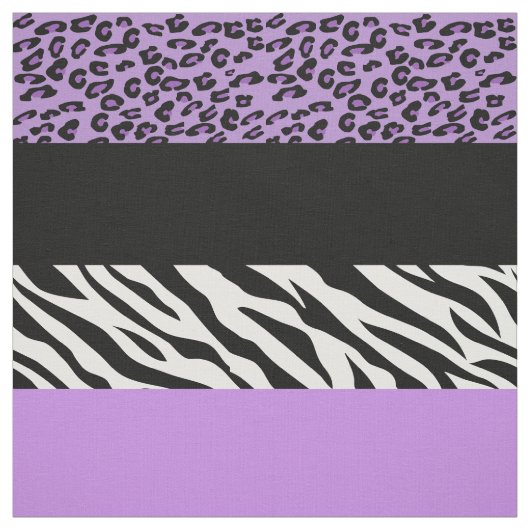 Tissu Empreinte de léopard, Zebra Print, Poster de anima (Échantillon)