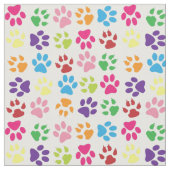 Tissu Empreinte de patte (Fermer)