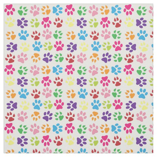 Tissu Empreinte de patte (Échantillon)