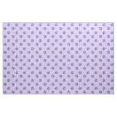 Tissu empreinte de patte de chat étincelant - violet (Yard)