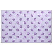 Tissu empreinte de patte de chat étincelant - violet (Fat Quarter)