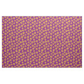 Tissu Empreinte de patte violet et or (Fat Quarter)