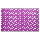 Tissu Empreinte de plumes blanches sur améthyste violet (Yard)