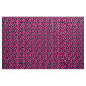 Tissu empreinte de vache rose chaude (Yard)