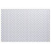 Tissu Empreinte d'hippocampe bleu et blanc (Yard)
