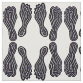 Tissu Empreintes de pas (Échantillon)