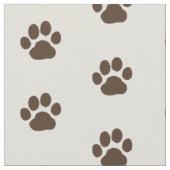 Tissu Empreintes de pattes de chien (Fermer)
