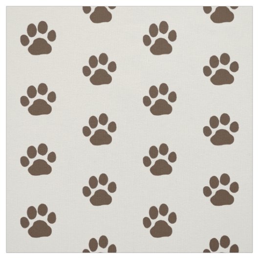 Tissu Empreintes de pattes de chien (Échantillon)