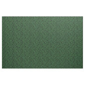 Tissu Empreintes de pattes noirs sur vert (Yard)