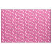 Tissu Empreintes de pattes roses (Yard)