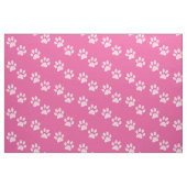 Tissu Empreintes de pattes roses (Fat Quarter)