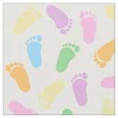 Tissu Empreintes pieds bébé Fabric (Fermer)