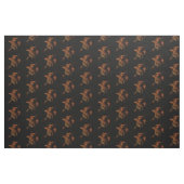 Tissu en bronze occidental de casquette de cowboy (Fat Quarter)